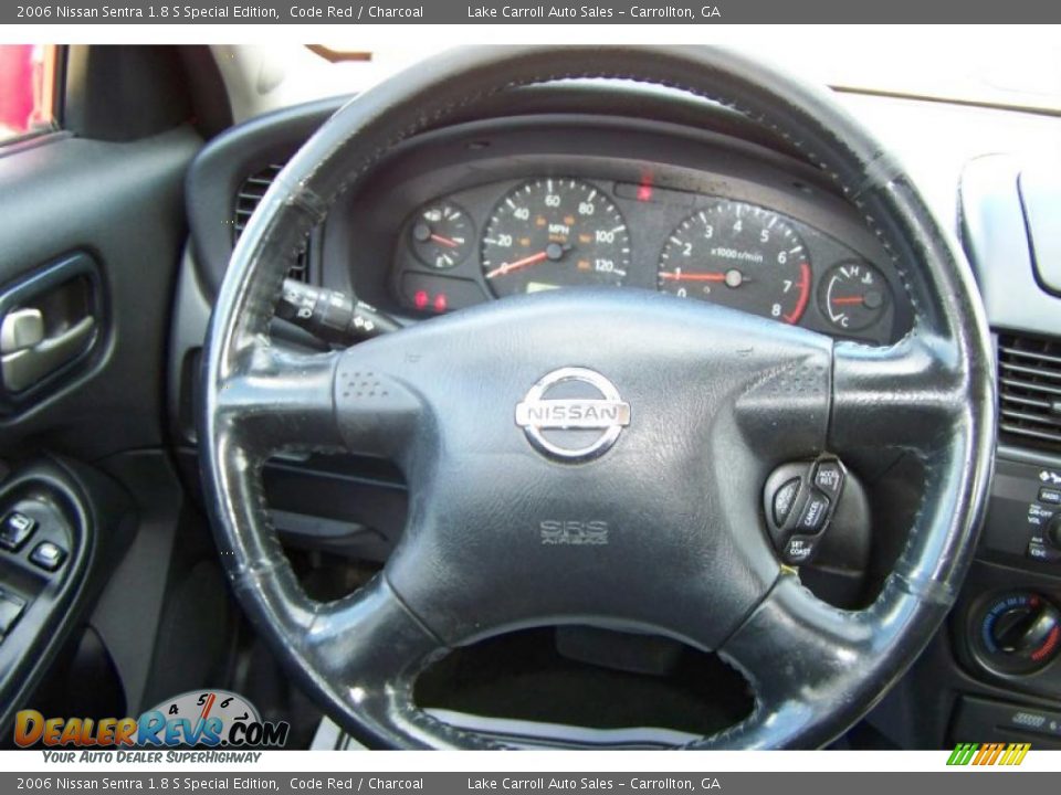 2006 Nissan Sentra 1.8 S Special Edition Code Red / Charcoal Photo #19