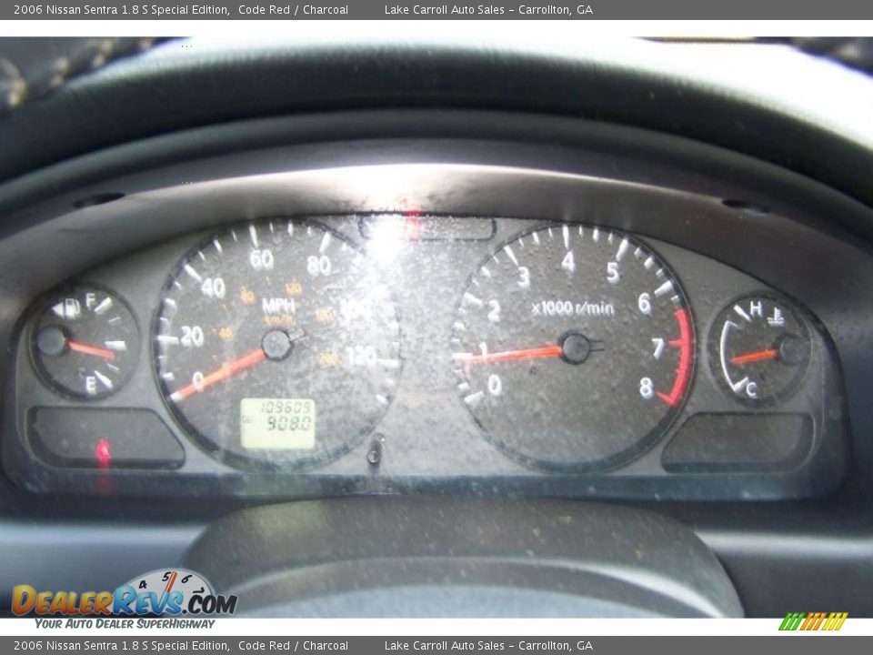 2006 Nissan Sentra 1.8 S Special Edition Code Red / Charcoal Photo #21