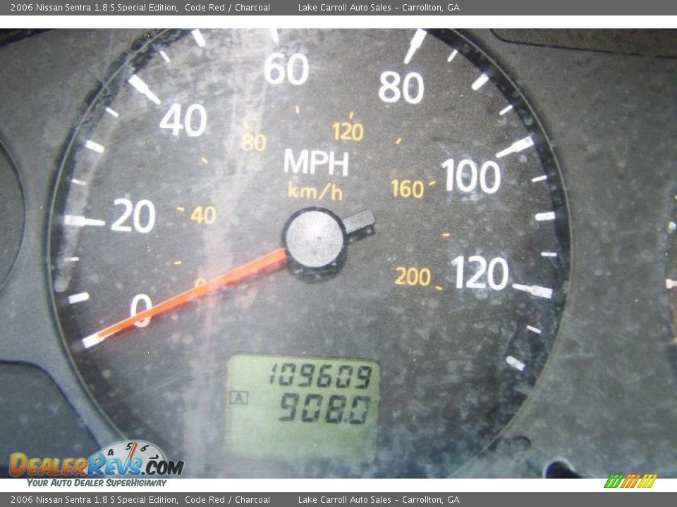 2006 Nissan Sentra 1.8 S Special Edition Code Red / Charcoal Photo #22