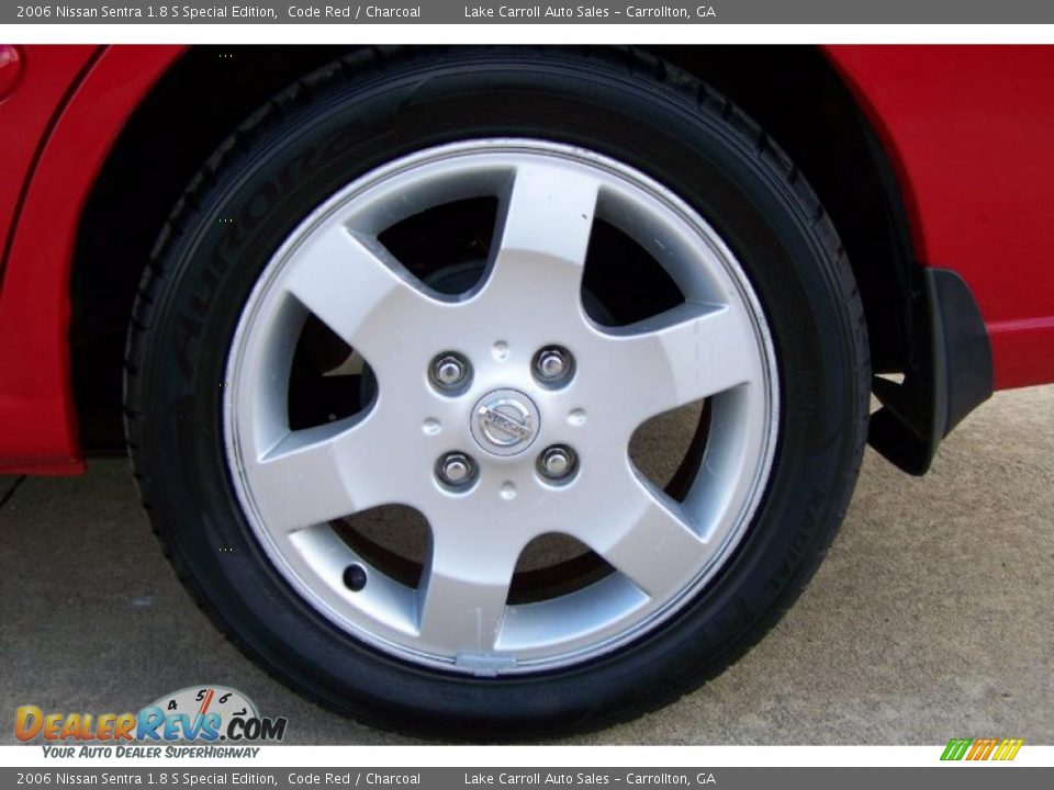 2006 Nissan Sentra 1.8 S Special Edition Code Red / Charcoal Photo #35