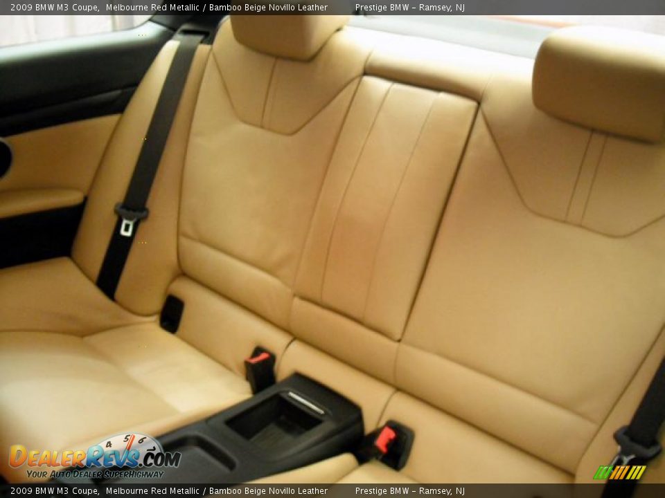 2009 BMW M3 Coupe Melbourne Red Metallic / Bamboo Beige Novillo Leather Photo #10