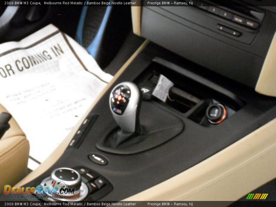 2009 BMW M3 Coupe Melbourne Red Metallic / Bamboo Beige Novillo Leather Photo #15