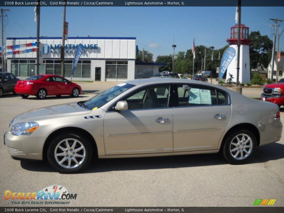 2008 Buick Lucerne CXL Gold Mist Metallic / Cocoa/Cashmere Photo #2