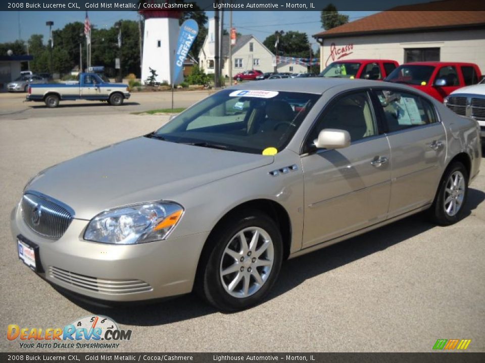 2008 Buick Lucerne CXL Gold Mist Metallic / Cocoa/Cashmere Photo #3