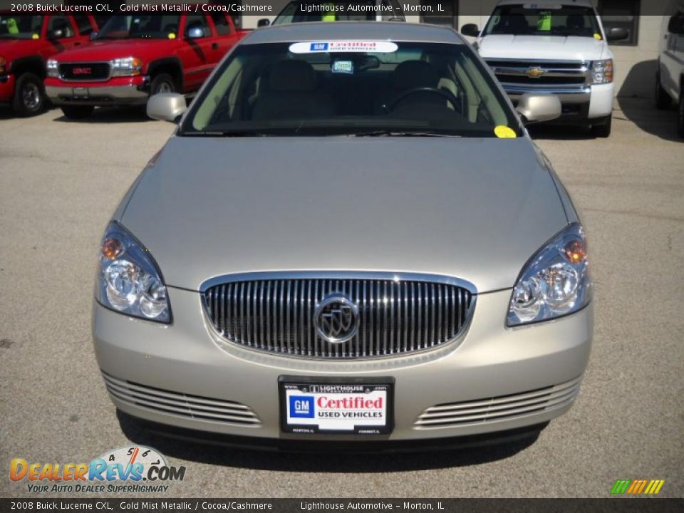 2008 Buick Lucerne CXL Gold Mist Metallic / Cocoa/Cashmere Photo #4