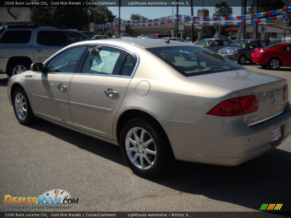 2008 Buick Lucerne CXL Gold Mist Metallic / Cocoa/Cashmere Photo #5
