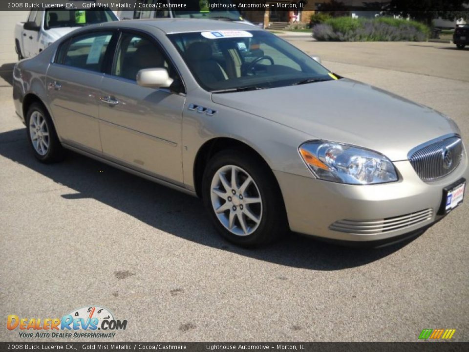 2008 Buick Lucerne CXL Gold Mist Metallic / Cocoa/Cashmere Photo #6