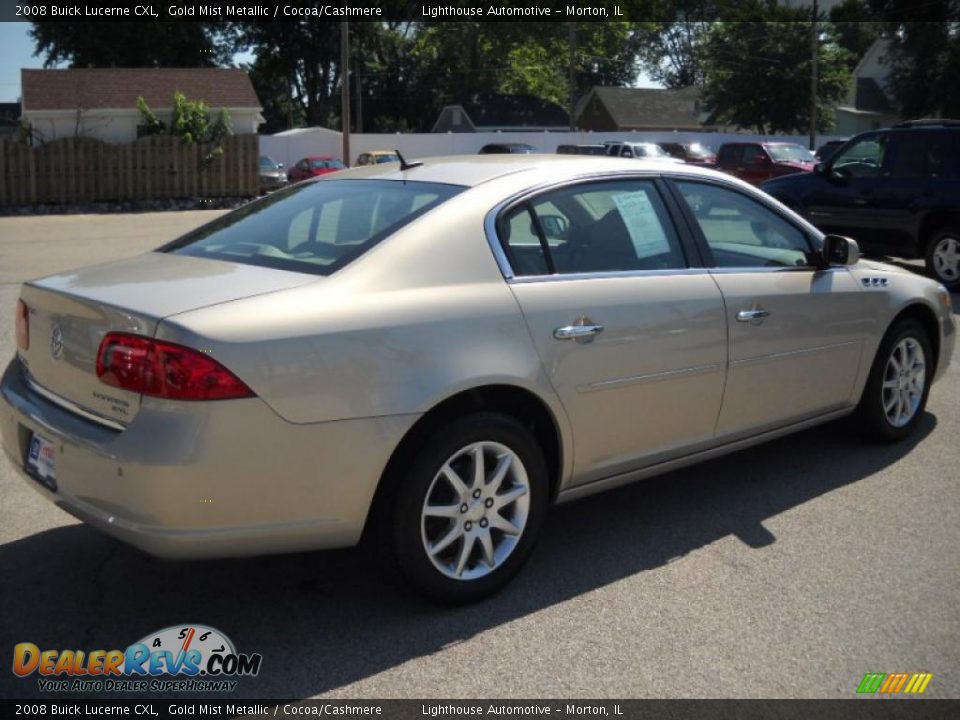2008 Buick Lucerne CXL Gold Mist Metallic / Cocoa/Cashmere Photo #7
