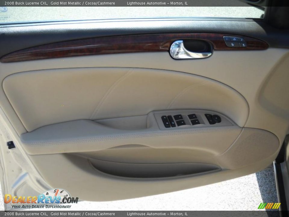 2008 Buick Lucerne CXL Gold Mist Metallic / Cocoa/Cashmere Photo #11
