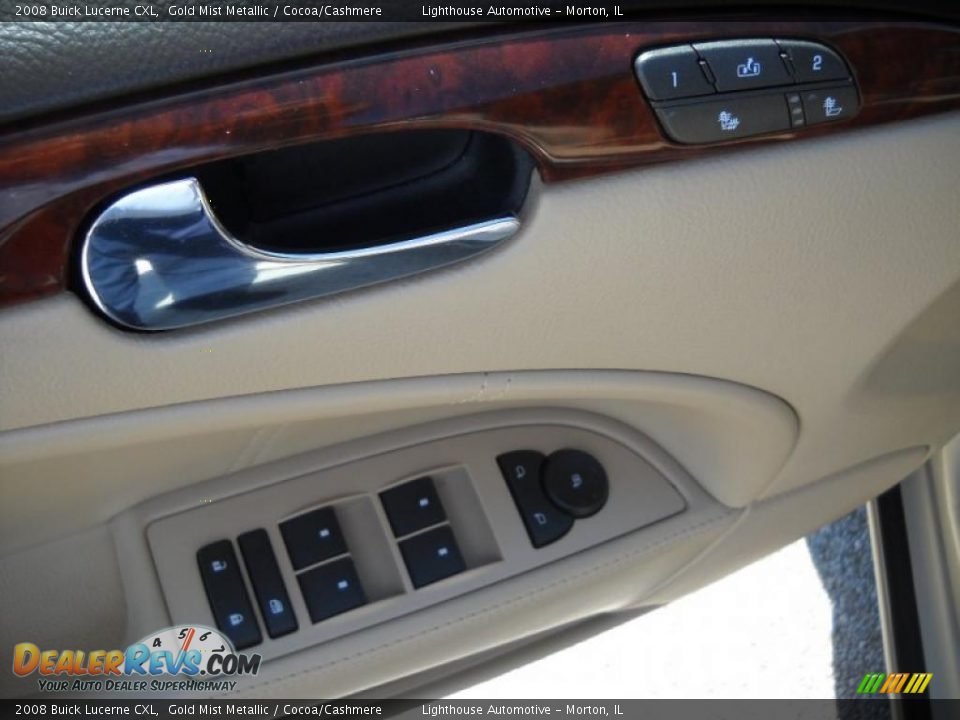 2008 Buick Lucerne CXL Gold Mist Metallic / Cocoa/Cashmere Photo #12