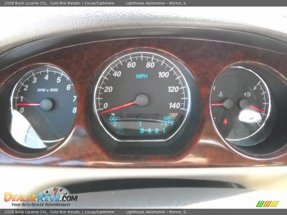 2008 Buick Lucerne CXL Gold Mist Metallic / Cocoa/Cashmere Photo #14