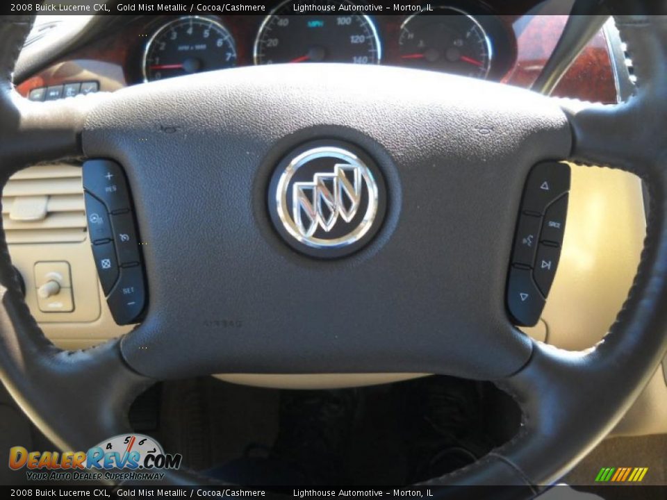 2008 Buick Lucerne CXL Gold Mist Metallic / Cocoa/Cashmere Photo #15