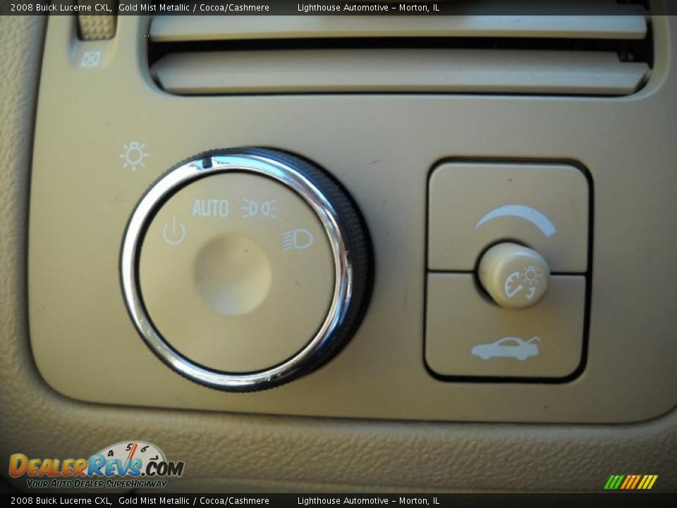 2008 Buick Lucerne CXL Gold Mist Metallic / Cocoa/Cashmere Photo #17