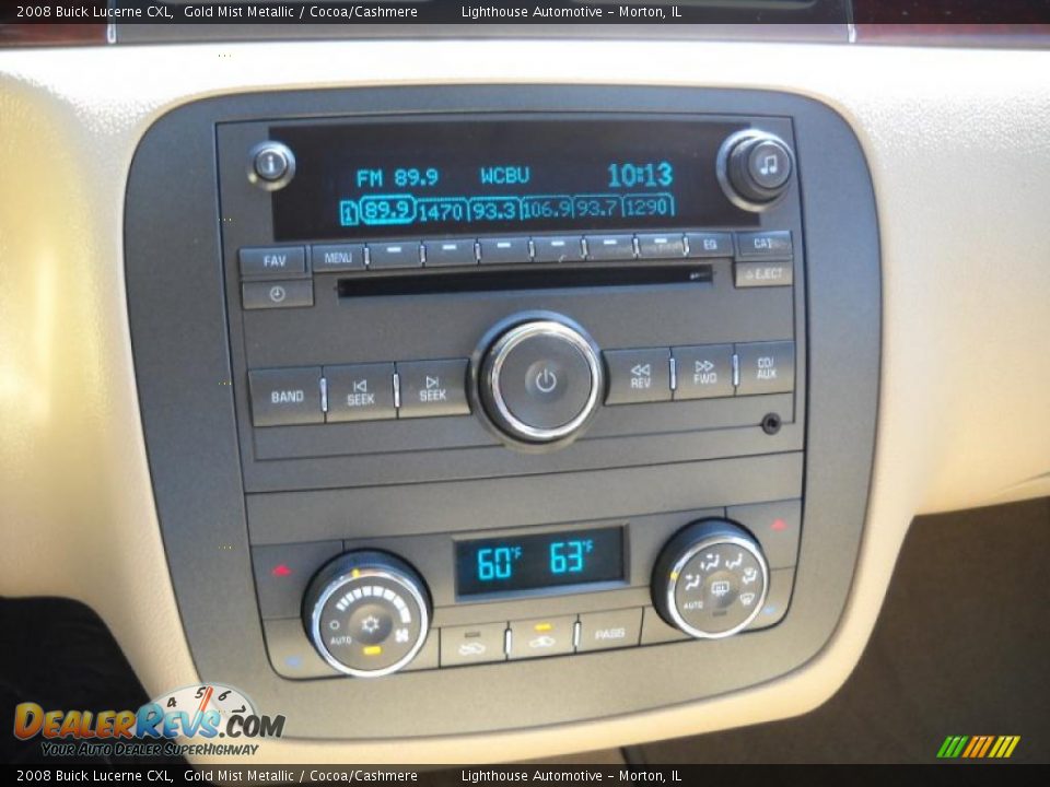 2008 Buick Lucerne CXL Gold Mist Metallic / Cocoa/Cashmere Photo #18