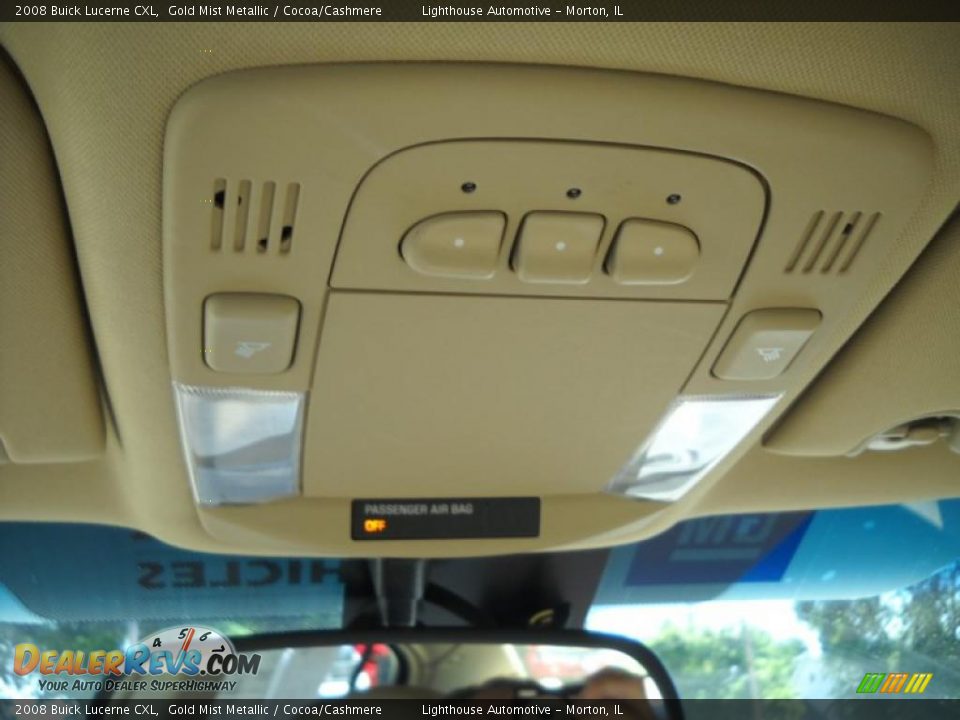 2008 Buick Lucerne CXL Gold Mist Metallic / Cocoa/Cashmere Photo #22
