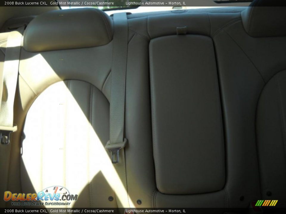2008 Buick Lucerne CXL Gold Mist Metallic / Cocoa/Cashmere Photo #24