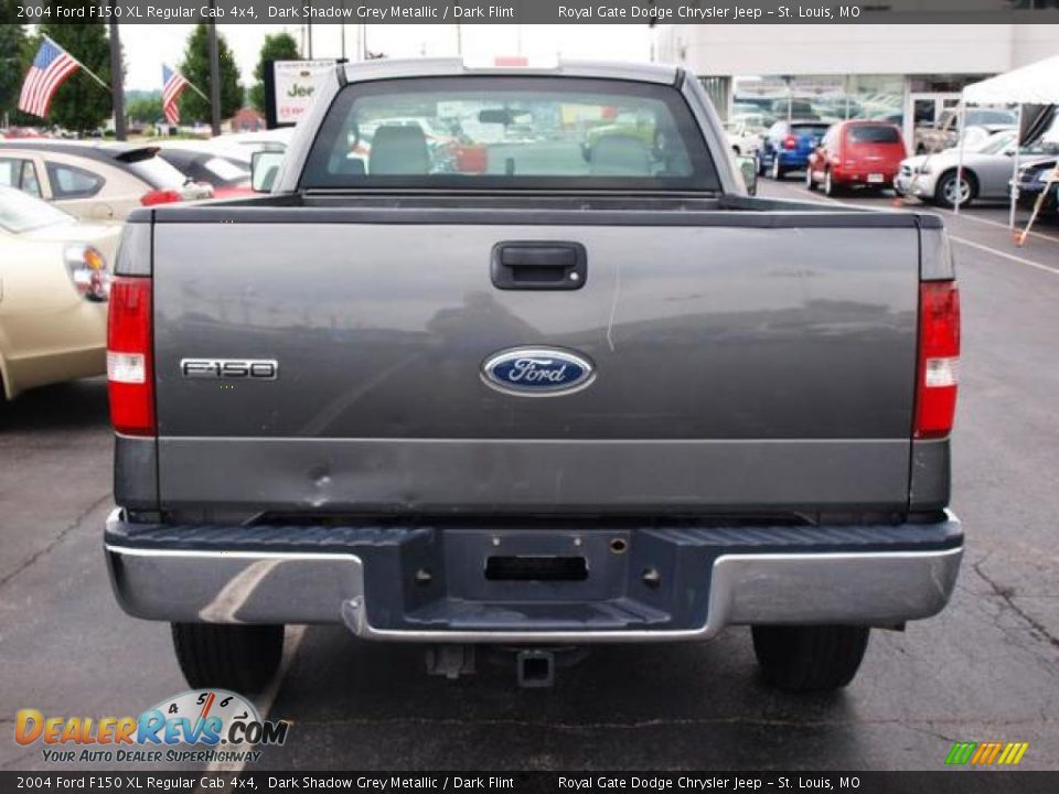 2004 Ford F150 XL Regular Cab 4x4 Dark Shadow Grey Metallic / Dark Flint Photo #6