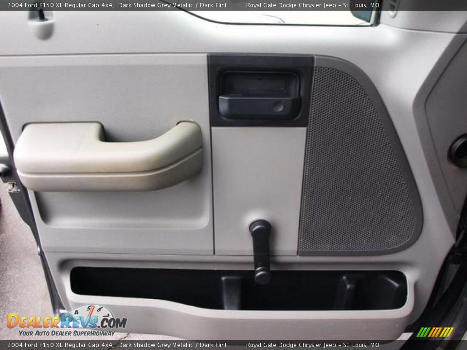 2004 Ford F150 XL Regular Cab 4x4 Dark Shadow Grey Metallic / Dark Flint Photo #15