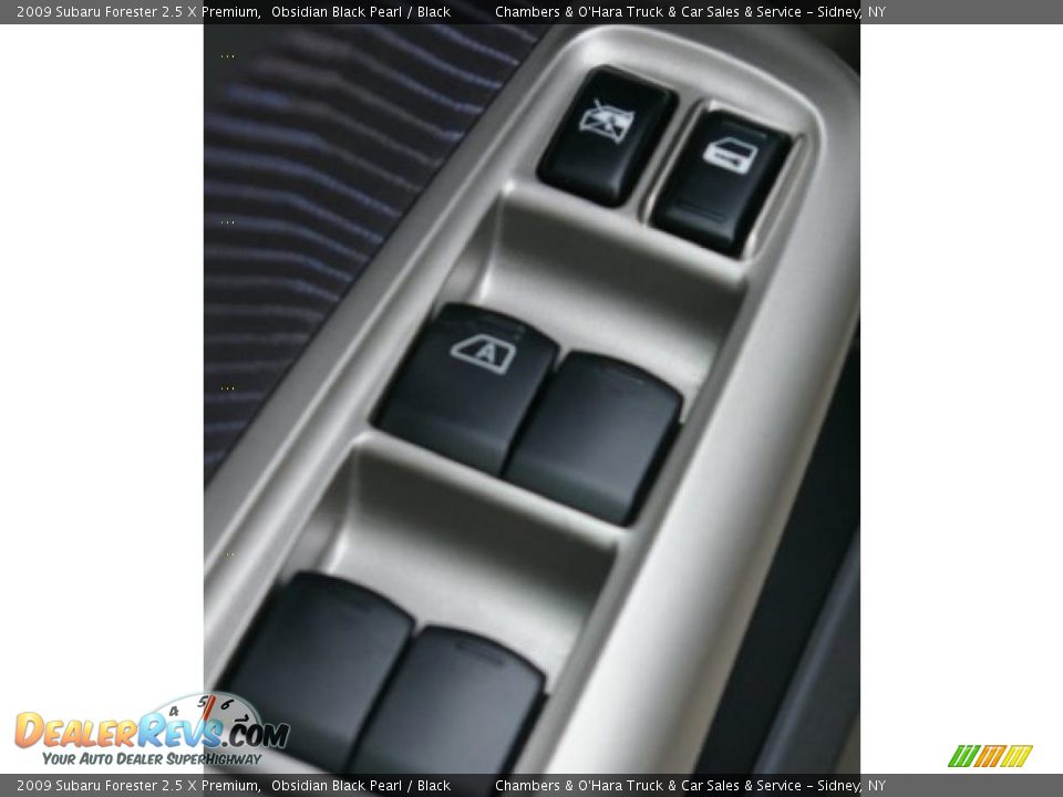 2009 Subaru Forester 2.5 X Premium Obsidian Black Pearl / Black Photo #4