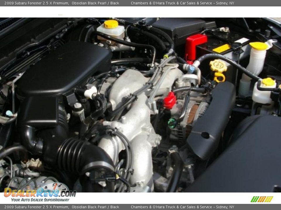 2009 Subaru Forester 2.5 X Premium Obsidian Black Pearl / Black Photo #10