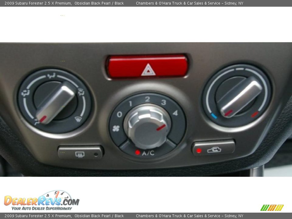 2009 Subaru Forester 2.5 X Premium Obsidian Black Pearl / Black Photo #17