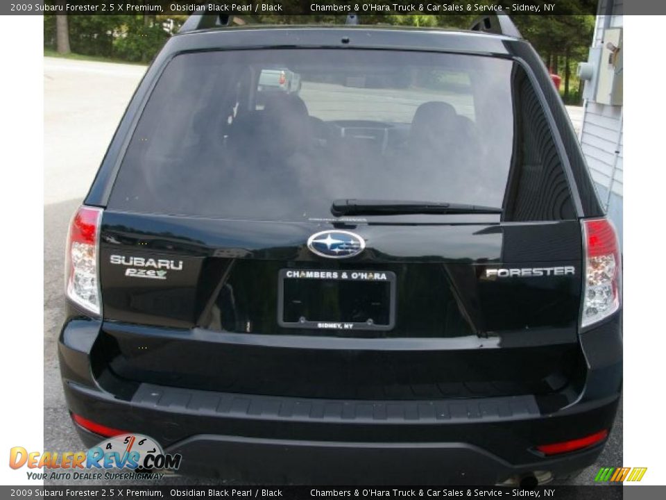2009 Subaru Forester 2.5 X Premium Obsidian Black Pearl / Black Photo #18