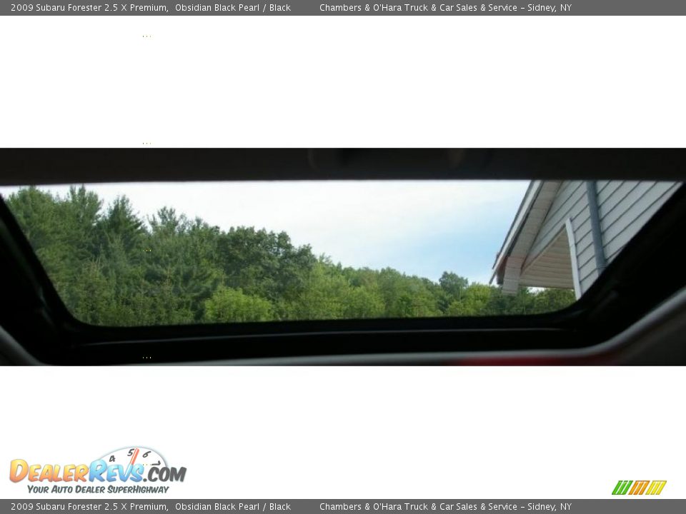 2009 Subaru Forester 2.5 X Premium Obsidian Black Pearl / Black Photo #20