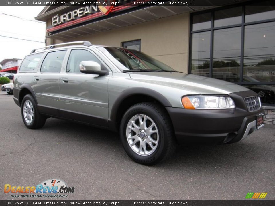 2007 Volvo XC70 AWD Cross Country Willow Green Metallic / Taupe Photo #1