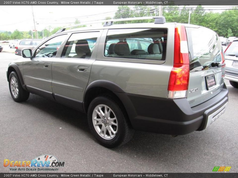 2007 Volvo XC70 AWD Cross Country Willow Green Metallic / Taupe Photo #3