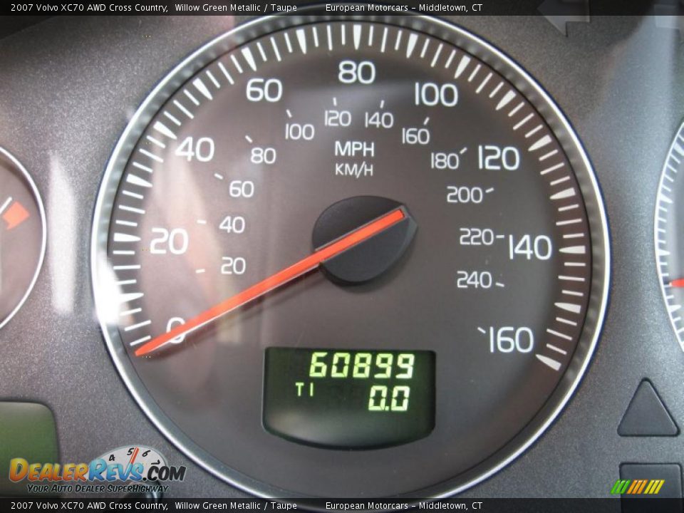 2007 Volvo XC70 AWD Cross Country Willow Green Metallic / Taupe Photo #22