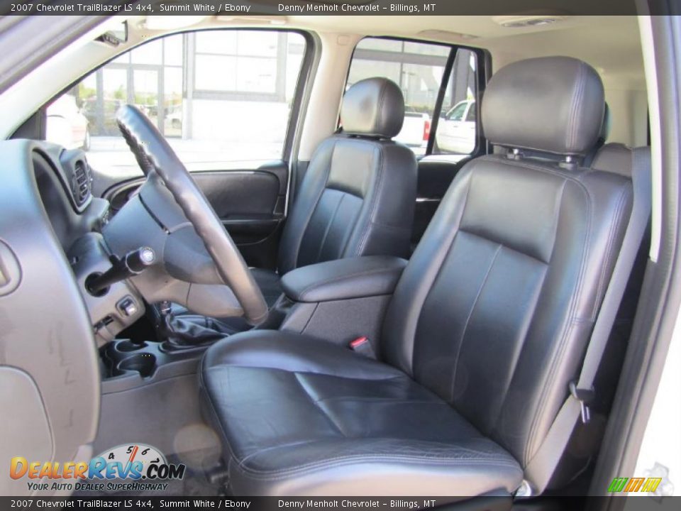 2007 Chevrolet TrailBlazer LS 4x4 Summit White / Ebony Photo #4