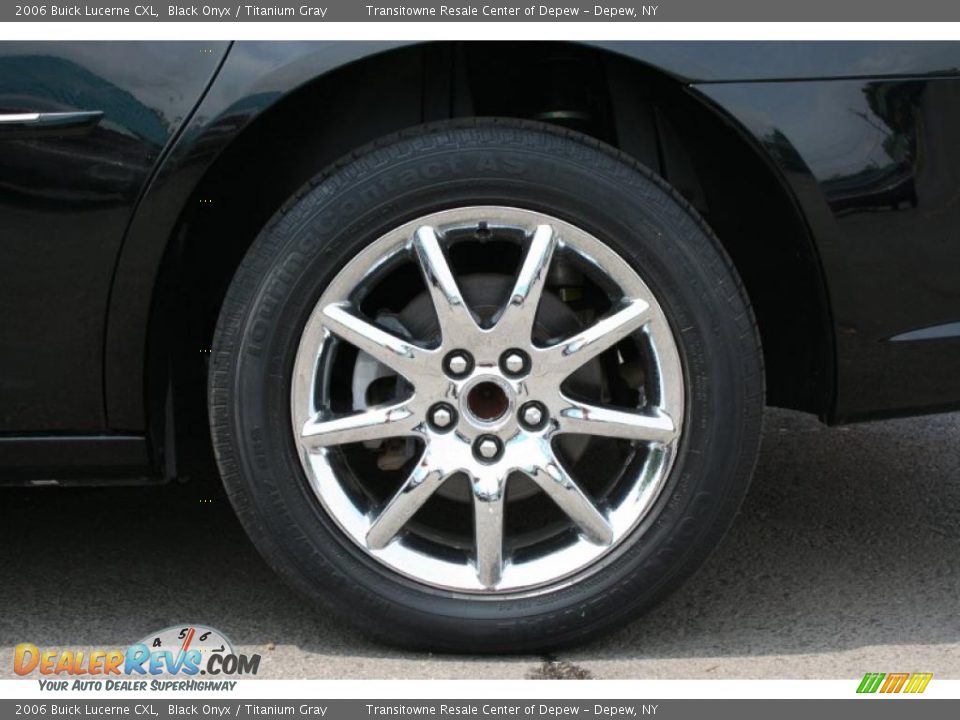 2006 Buick Lucerne CXL Black Onyx / Titanium Gray Photo #11