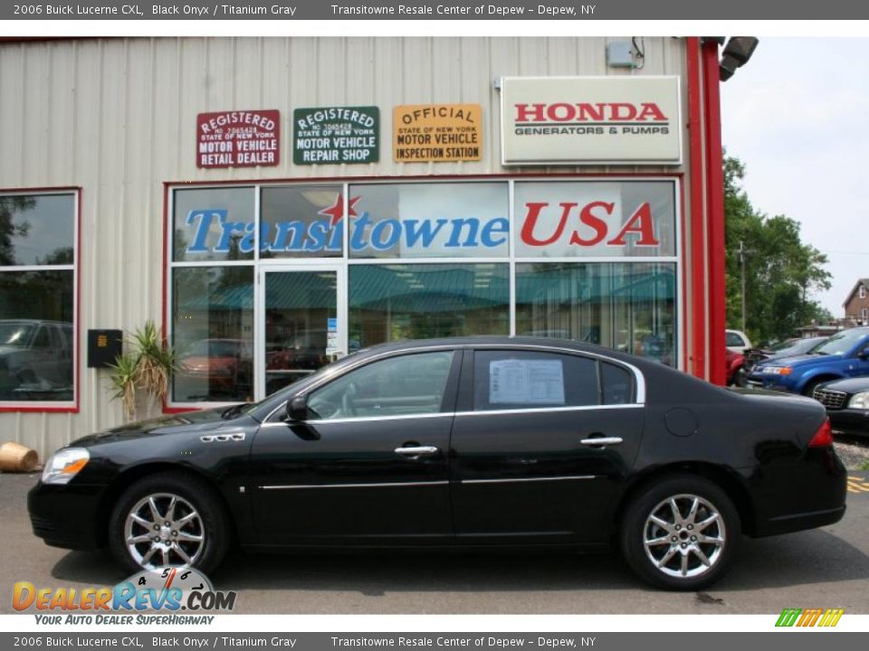 2006 Buick Lucerne CXL Black Onyx / Titanium Gray Photo #12