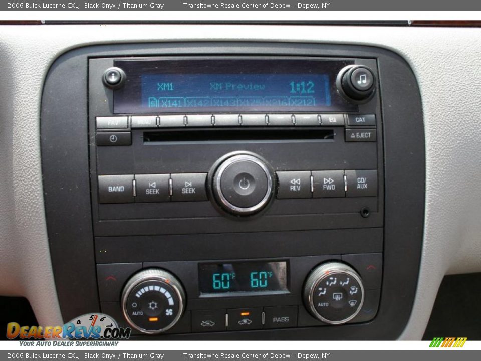 2006 Buick Lucerne CXL Black Onyx / Titanium Gray Photo #25