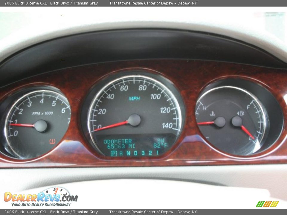 2006 Buick Lucerne CXL Black Onyx / Titanium Gray Photo #28