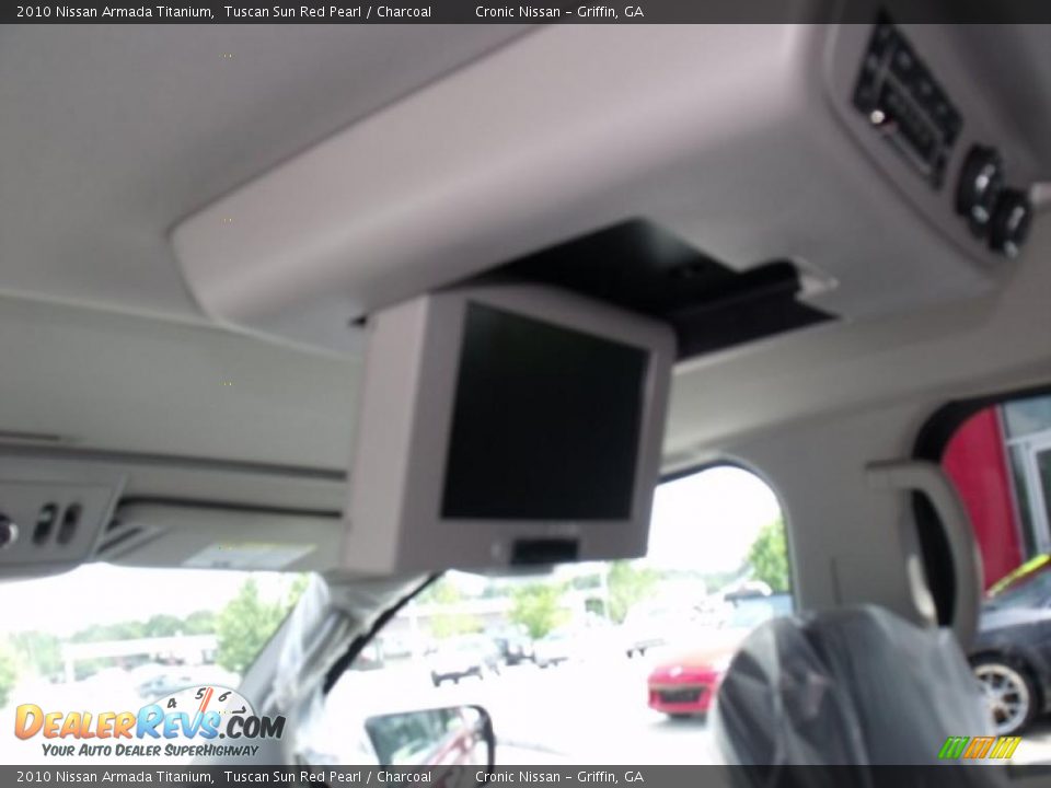 2010 Nissan Armada Titanium Tuscan Sun Red Pearl / Charcoal Photo #11