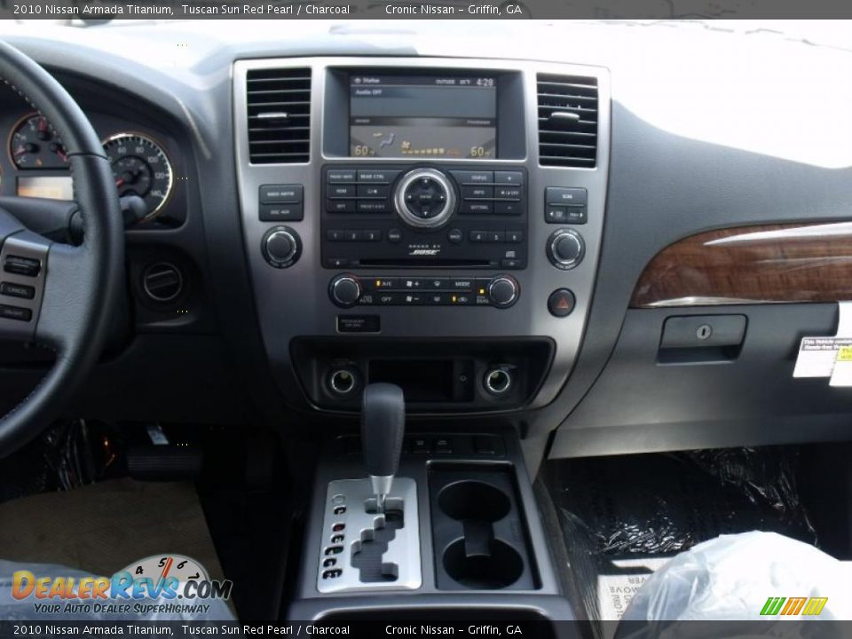 2010 Nissan Armada Titanium Tuscan Sun Red Pearl / Charcoal Photo #12