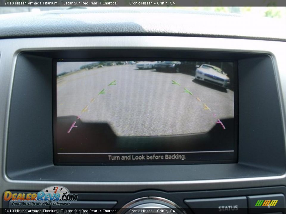 2010 Nissan Armada Titanium Tuscan Sun Red Pearl / Charcoal Photo #16