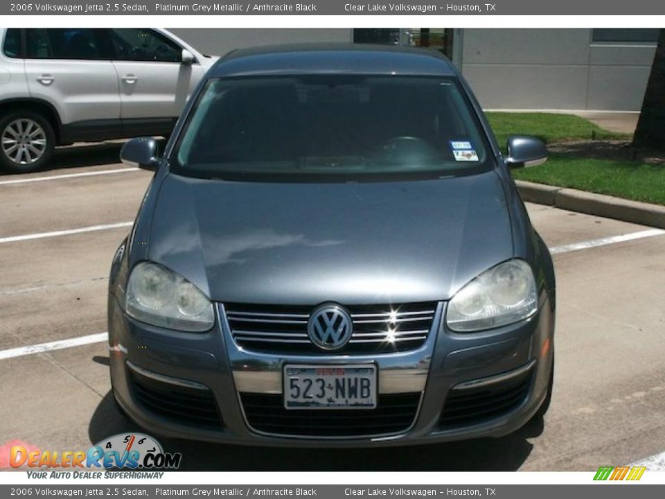 2006 Volkswagen Jetta 2.5 Sedan Platinum Grey Metallic / Anthracite Black Photo #10