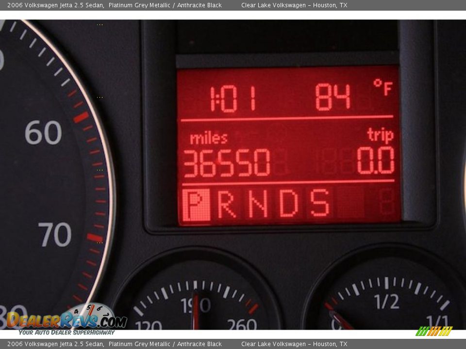 2006 Volkswagen Jetta 2.5 Sedan Platinum Grey Metallic / Anthracite Black Photo #34