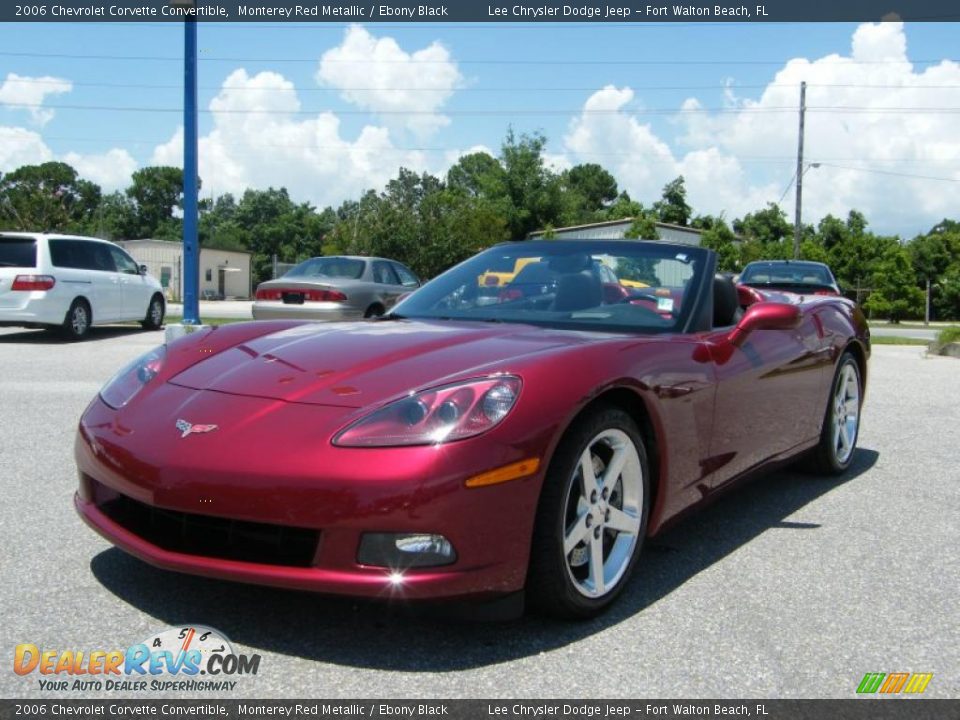 2006 Chevrolet Corvette Convertible Monterey Red Metallic / Ebony Black Photo #1