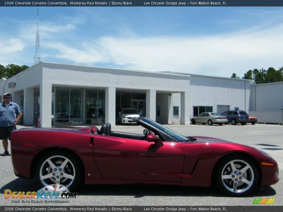 2006 Chevrolet Corvette Convertible Monterey Red Metallic / Ebony Black Photo #6
