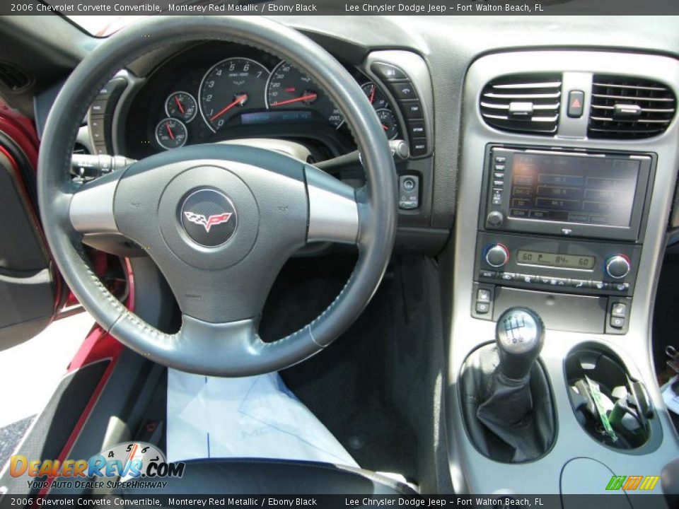 2006 Chevrolet Corvette Convertible Monterey Red Metallic / Ebony Black Photo #18