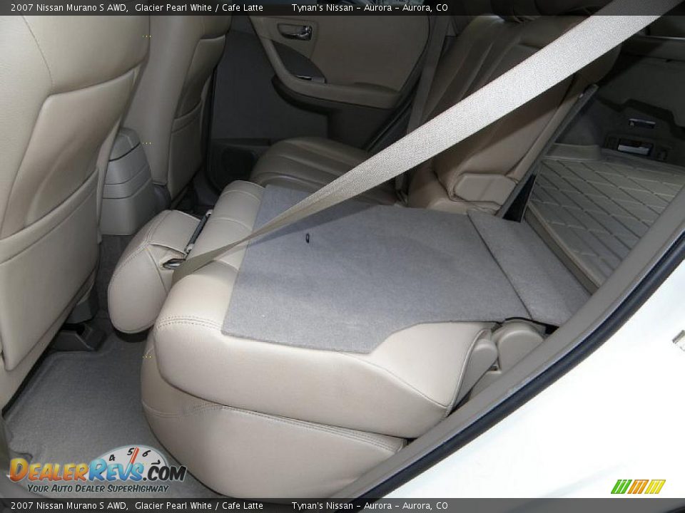 2007 Nissan Murano S AWD Glacier Pearl White / Cafe Latte Photo #8