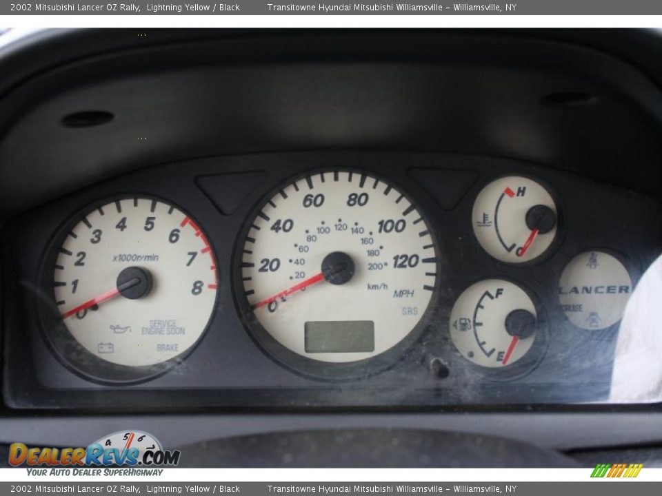 2002 Mitsubishi Lancer OZ Rally Lightning Yellow / Black Photo #3