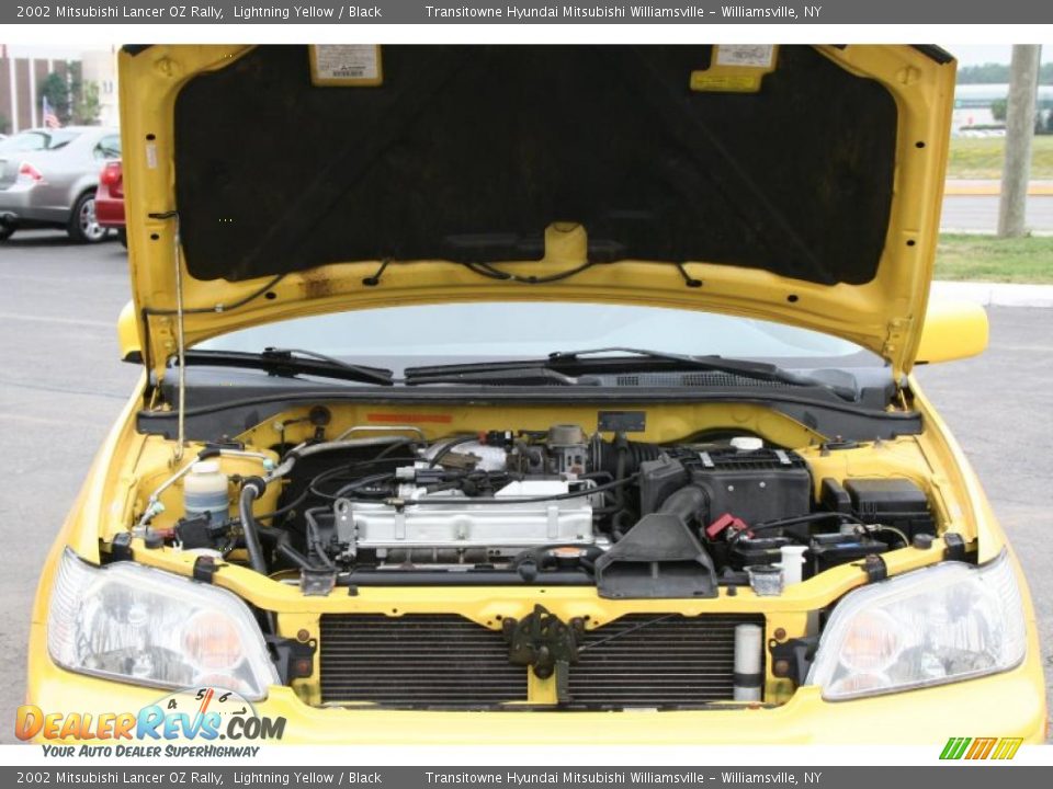 2002 Mitsubishi Lancer OZ Rally Lightning Yellow / Black Photo #5