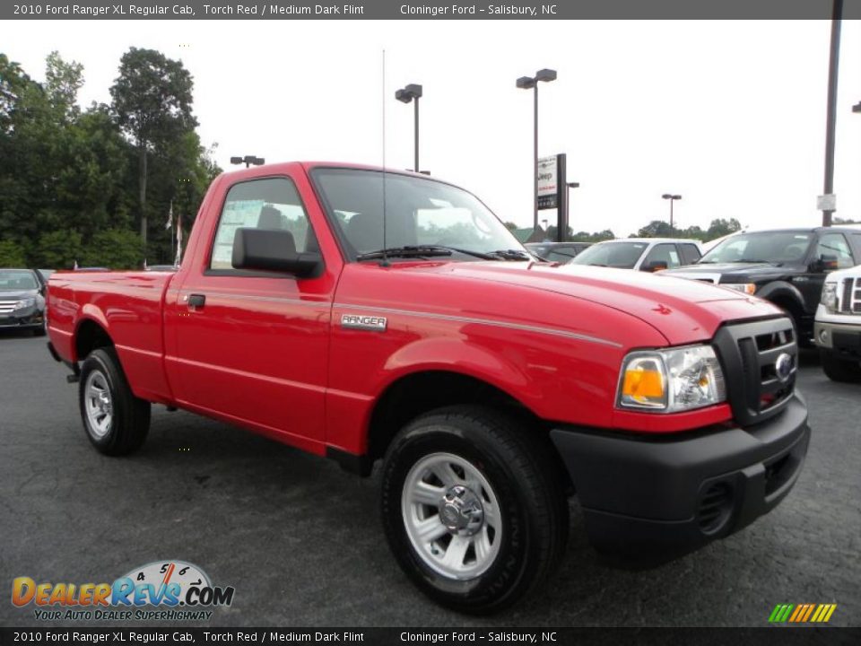 2010 Ford Ranger XL Regular Cab Torch Red / Medium Dark Flint Photo #1
