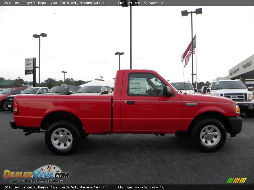 2010 Ford Ranger XL Regular Cab Torch Red / Medium Dark Flint Photo #2