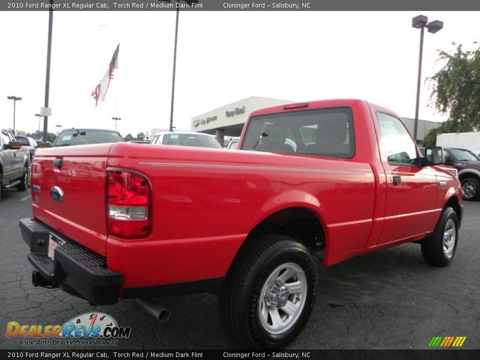 2010 Ford Ranger XL Regular Cab Torch Red / Medium Dark Flint Photo #3