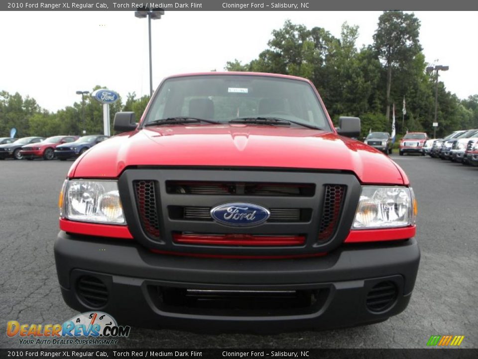 2010 Ford Ranger XL Regular Cab Torch Red / Medium Dark Flint Photo #7
